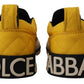 Dolce & Gabbana Chic Yellow Slip-On Sneakers for Women