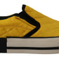 Dolce & Gabbana Chic Yellow Slip-On Sneakers for Women