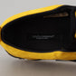 Dolce & Gabbana Chic Yellow Slip-On Sneakers for Women