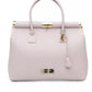 Baldinini Trend Pink Leather Women Handbag