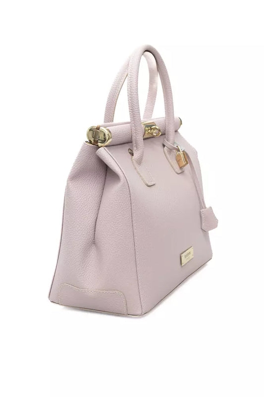 Baldinini Trend Pink Leather Women Handbag