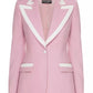 Dolce & Gabbana Elegant Wool Blend Silk-Trim Jacket