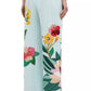 Dolce & Gabbana Floral Embroidered Silk Trousers