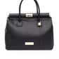 Baldinini Trend Black Leather Women Handbag