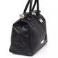 Baldinini Trend Black Leather Women Handbag