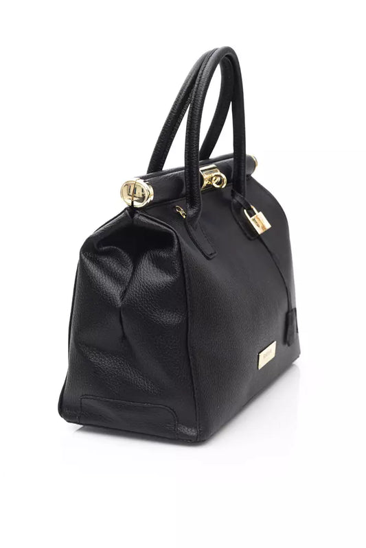 Baldinini Trend Black Leather Women Handbag