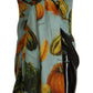 Dolce & Gabbana Vegetable Print Silk Blend Scarf