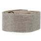 Dolce & Gabbana Elegant Crystal Snap Button Cotton Belt