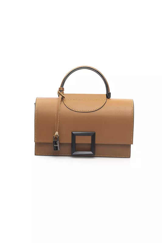 Baldinini Trend Beige Leather Women Handbag