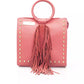 Baldinini Trend Pink Leather Women Handbag