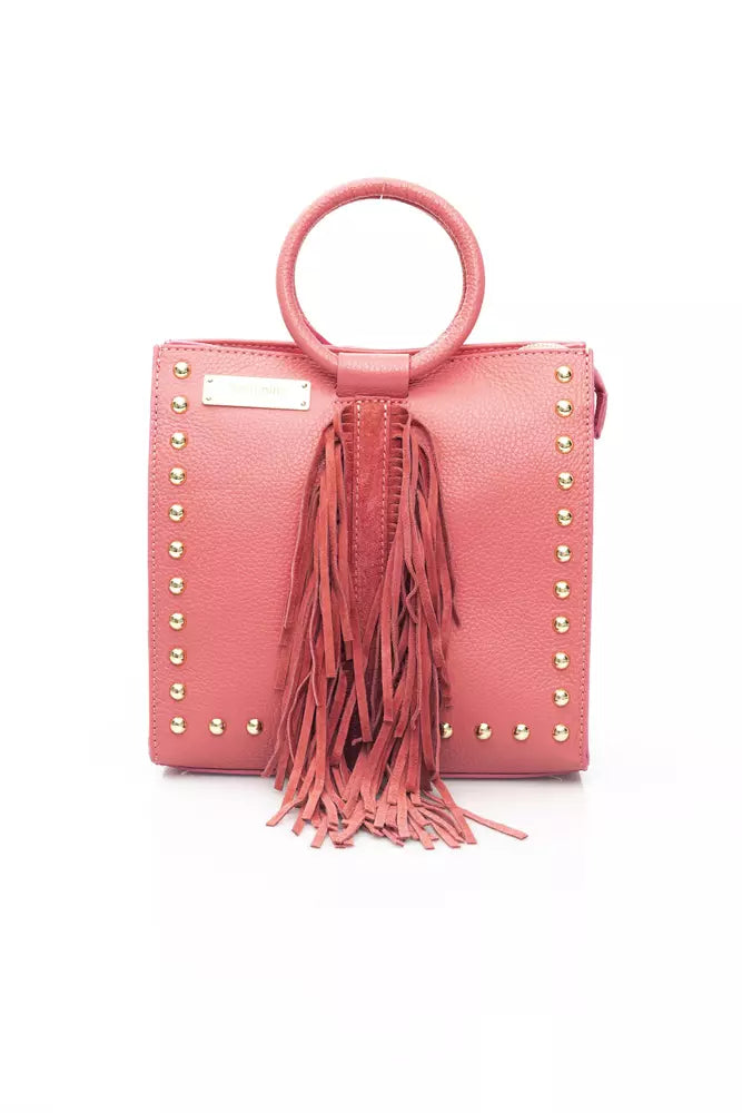 Baldinini Trend Pink Leather Women Handbag