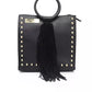 Baldinini Trend Black Leather Women Handbag