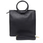 Baldinini Trend Black Leather Women Handbag