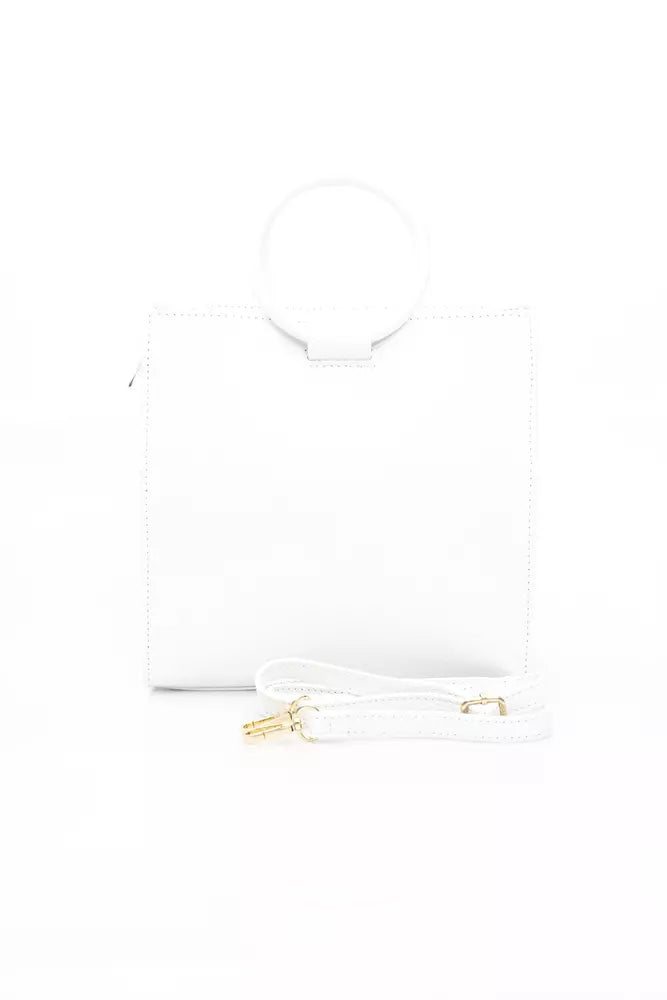 Baldinini Trend White Leather Women Handbag