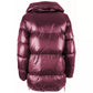 Yes Zee Fuchsia Diamond Quilted Down Jacket