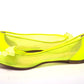 Christian Louboutin Fluro Yellow Flat Point Toe Shoe