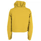 Yes Zee Chic Short Padded Jacket with Cowl Neck - Mellow Yellow