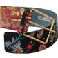 Dolce & Gabbana Multicolor Canvas Leather Statement Belt