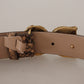 Dolce & Gabbana Elegant Snake Skin Leather Belt for Women