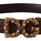 Dolce & Gabbana Elegant Snakeskin Leather Belt