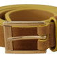 Dolce & Gabbana Engraved Elegance Suede Belt