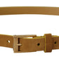 Dolce & Gabbana Engraved Elegance Suede Belt