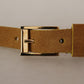 Dolce & Gabbana Engraved Elegance Suede Belt