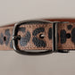 Dolce & Gabbana Elegant Engraved Leather Belt - Timeless Style