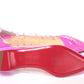 Christian Louboutin Hot Pink Suede Crystals Flat Point Toe Shoe