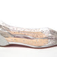 Christian Louboutin Silver Crystals Flat Point Toe Shoe