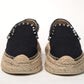 Christian Louboutin Obscur Black Platform Espadrille Espadrille Shoes