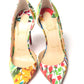 Christian Louboutin Multicolor Flower Printed High Heels Pumps Shoes