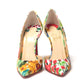 Christian Louboutin Multicolor Flower Printed High Heels Pumps Shoes