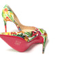 Christian Louboutin Multicolor Flower Printed High Heels Pumps Shoes