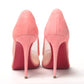 Christian Louboutin Pink Galativi Suede High Heels Pumps