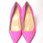 Christian Louboutin Hot Pink Embellished High Heels Pumps