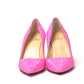 Christian Louboutin Hot Pink Embellished High Heels Pumps