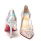 Christian Louboutin Version Rose Embellished High Heels Pumps