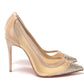 Christian Louboutin Version Nude Embellished High Heels Pumps