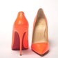 Christian Louboutin Neon Orange So Kate Patent High Heel