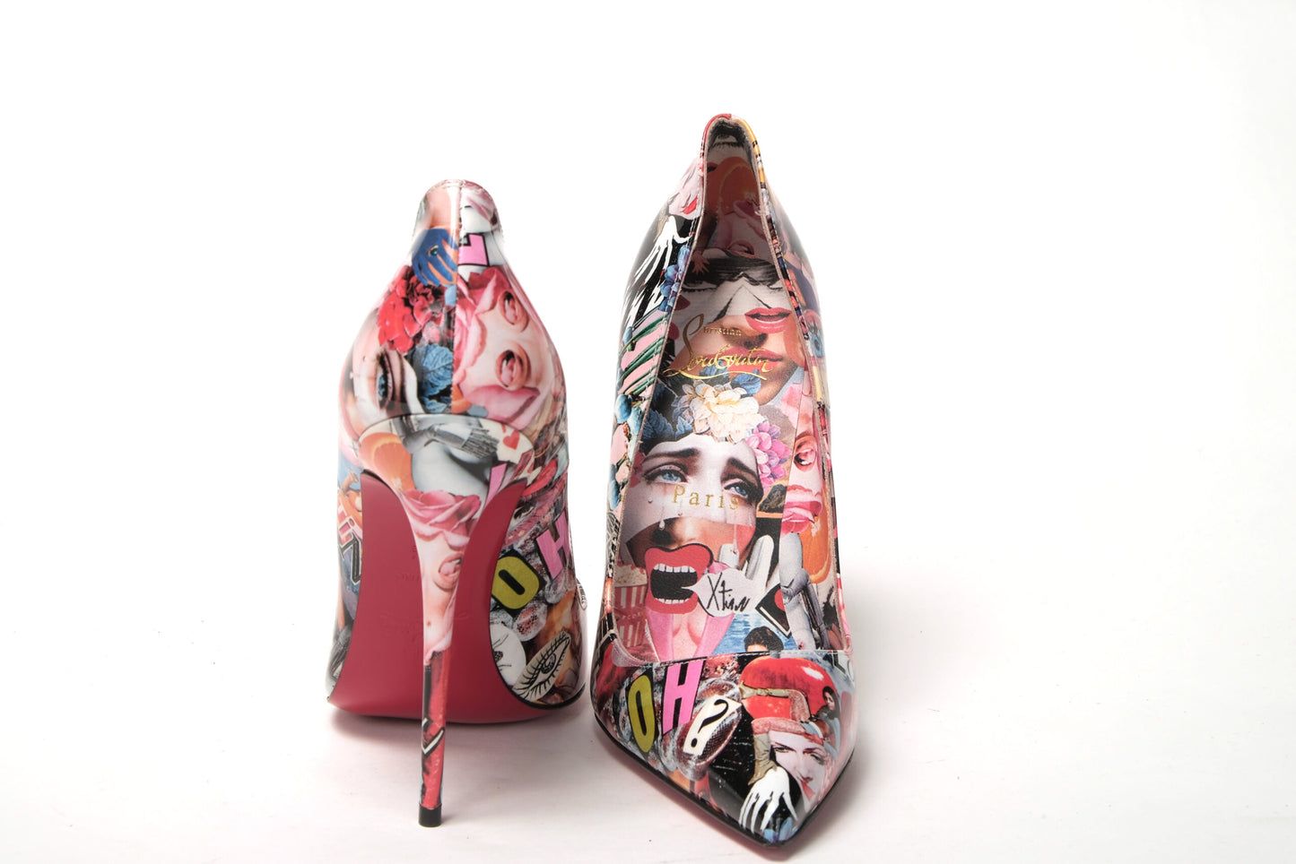 Christian Louboutin Multicolor So Kate Patent High Heel