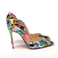 Christian Louboutin Multicolor Hot Chick Patent Sapeaur High Heels