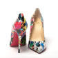 Christian Louboutin Multicolor Hot Chick Patent Sapeaur High Heels