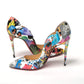 Christian Louboutin Multicolor Hot Chick Patent Sapeaur High Heels