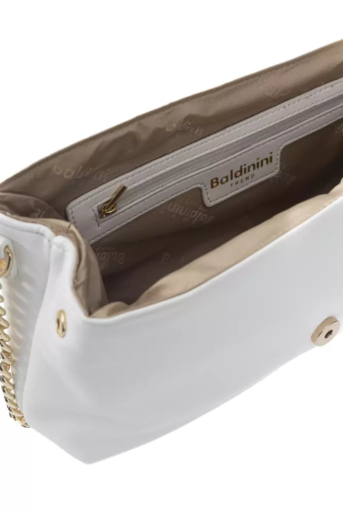 Baldinini Trend White Polyethylene Women Crossbody Bag