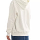 Moschino Couture Chic White Cotton Hoodie with Contrast Print