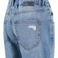 Yes Zee Blue Cotton Women Jeans