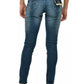 Yes Zee Blue Cotton Women's Skinny Jean