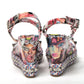 Christian Louboutin Multicolor Pyraclou 110 Patent High Heel Wedge