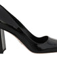 Prada Elegant Square Toe Leather Pumps